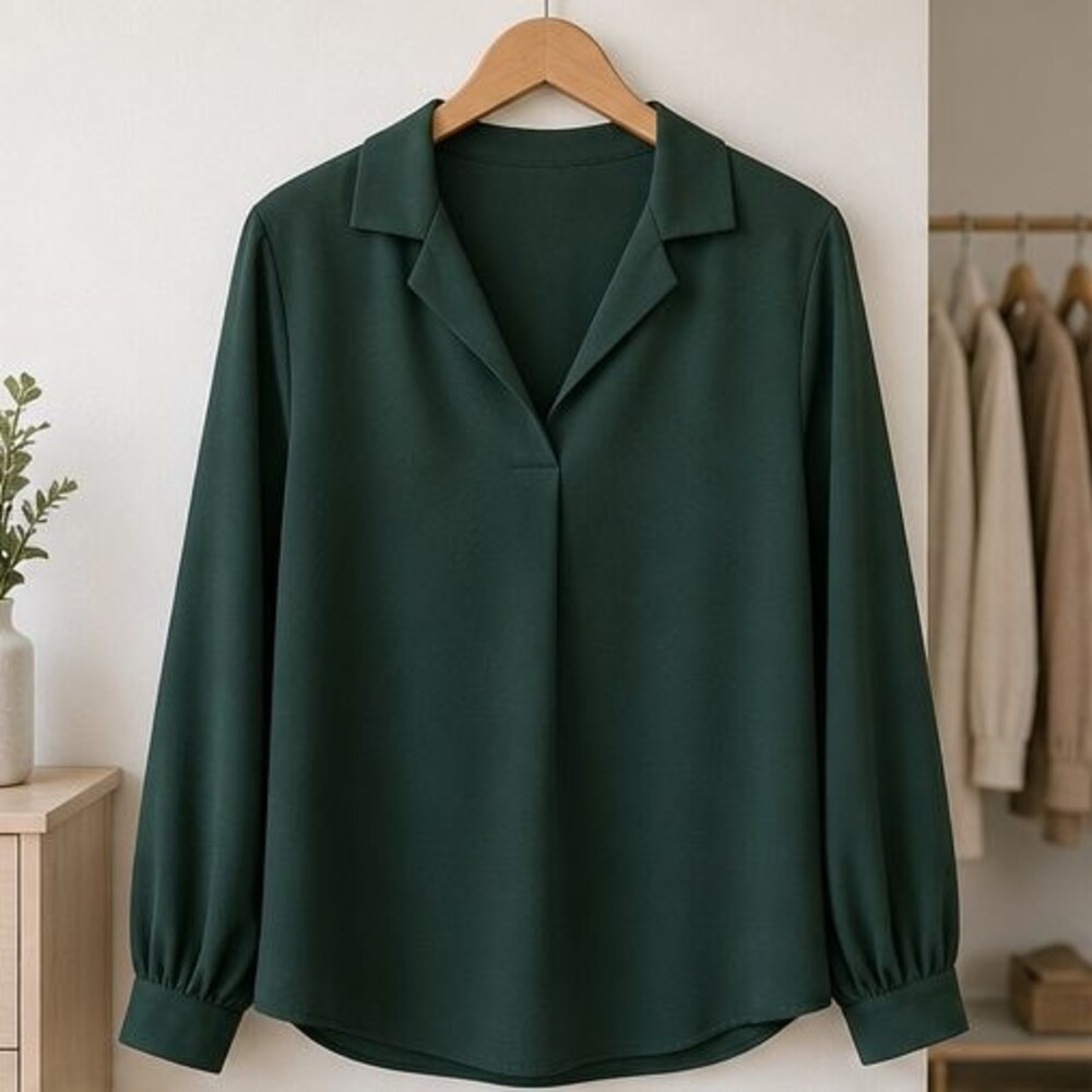 Blue Tunic Blouse